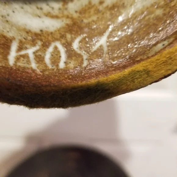 Vintage Mid Century Modern Ceramic Vase by Marguerite Rost - Picture 12 of 15